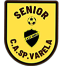 Escudo de futbol del club SP. VARELA